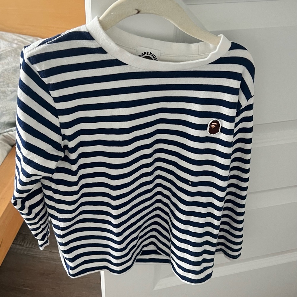A bathing ape toddler long sleeve